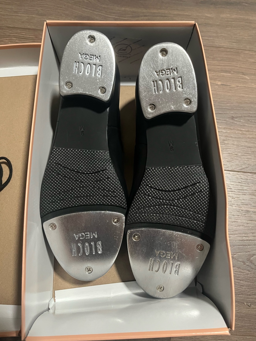 Bloch Black Leather Slip-On Tap Shoes - Picture 2 of 4